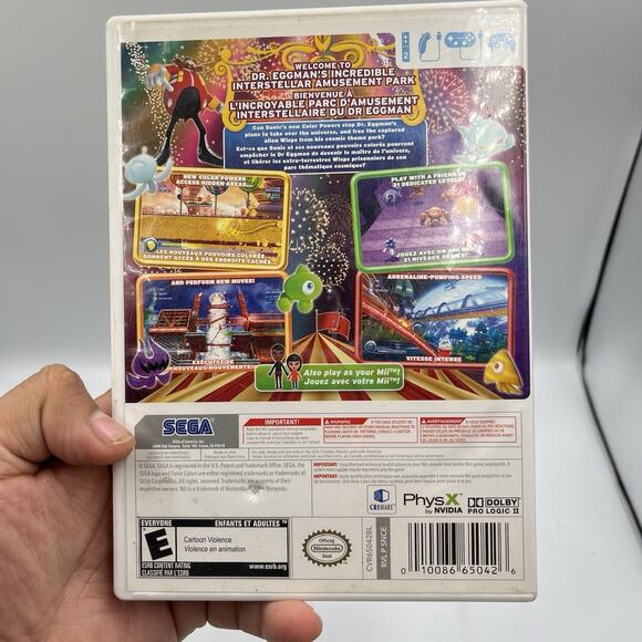 Sonic Colors (Nintendo Wii, 2006) - Picture 3 of 7